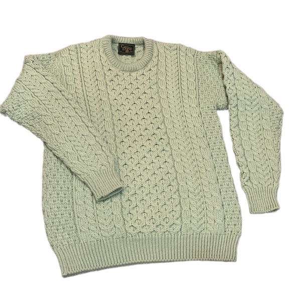 💕Carraig Donn Irish 100% Merino Wool Irish Sweater NWOT - Picture 2 of 7